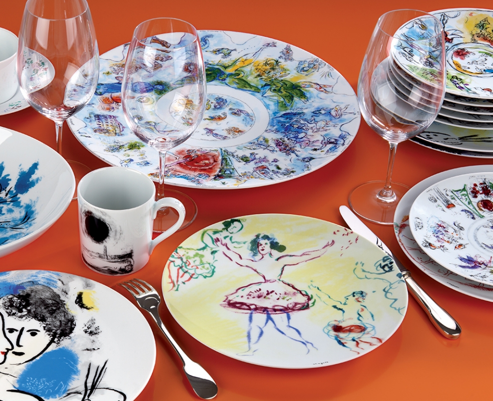 PORCELAIN TABLEWARE COLLECTION MARC CHAGALL