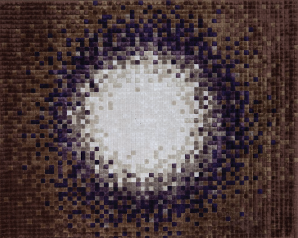 COMPUTATIONS I RUG OF 57 % DULL SILK AND 43 % WOOL BY EDWARD FIELDS STUDIO