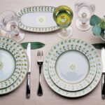 PORCELAIN TABLEWARE CONSTANCE GREEN