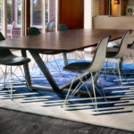 CRYSTAL CAVE I RUG OF 50 % WOOL AND 50% SILK BY EDWARD FIELDS