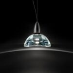 Suspension lamp GALILEO MINI LED by EMANUELE RICCI. GALILEO is the jewel of the Lumina collection. GALILEO‚Äôs precious crystal shade is the outcome of an extremely precise process of glass making.  The refraction quality of the optical glass conveys the maximum possible brilliance of light through the entire shade. Available with LED source. This version of GALILEO is even more elegant and its light even purer than the earlier halogen series.