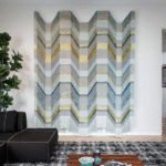 DEEP FRIEZE I RUG OF 55% WOOL AND 45% SILK BY EDWARD FIELDS