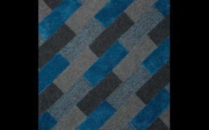 DESERT TRAILSI RUG OF 66% BERBER WOOL, 25% DULL SILK AND 9% WOOL BY EDWARD FIELDS