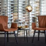 DEXTER ARMCHAIR WITH DRAPERY 2056-I BY GINO CAROLLO 2015