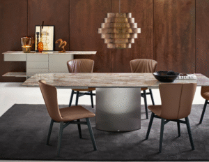 DEXTER CHAIR WITD DRAPERY 2056 BY GINO CAROLLO 2015