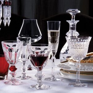 Baccarat crystal glasses from HARCOURT, DIAMANT and CH√ÇTEAU collections.