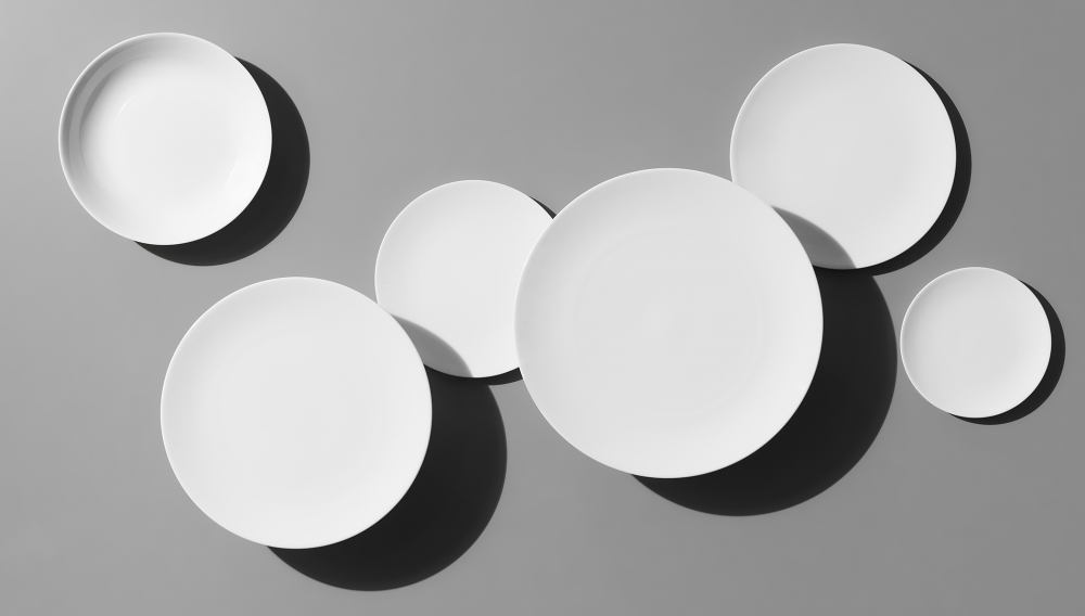 FINE BONE CHINA WHITE TABLEWARE - MADE IN GERMANY