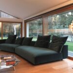 ABSOLU sofa by FRANCESCO BINFAR√â. The Smart Cushion of ABSOLU sofa adapts to any aesthetic need and use, with absolute simplicity.