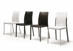 DRESS LEATHER-UPHOLSTERED CHAIR BY ARCHIRIVOLTO DESIGN
