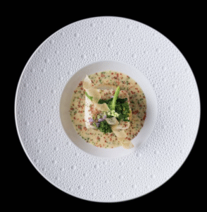 Porcelain tableware ECUME.