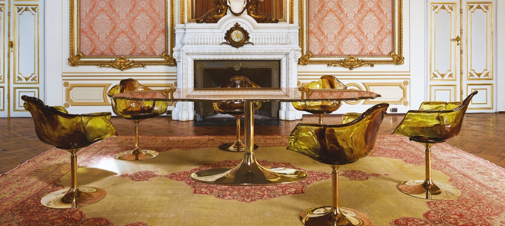 ELLA GOLD CHAIR BY JACOPO FOGGINI.