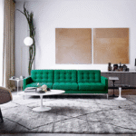 FLORENCE KNOLL RELAXED SOFA AND SETTEE BY FLORENCE KNOLL 1954