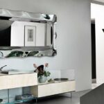 DORIAN MIRROR IN FUSED GLASS BY MASSIMO IOSA GHINI