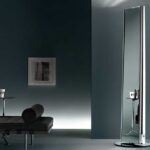 MIR MIRROR IN CURVED GLASS BY ROBERTO PAOLI