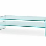 RIALTO PIANO COFFEE TABLE IN CURVED GLASS BY CRS FIAM