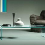 RIALTO COFFEE TABLE IN CURVED GLASS BY CRS FIAM