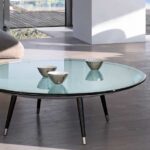 ROY COFFEE TABLE IN CURVED GLASS BY DORIANA E MASSIMILIANO FUKSAS