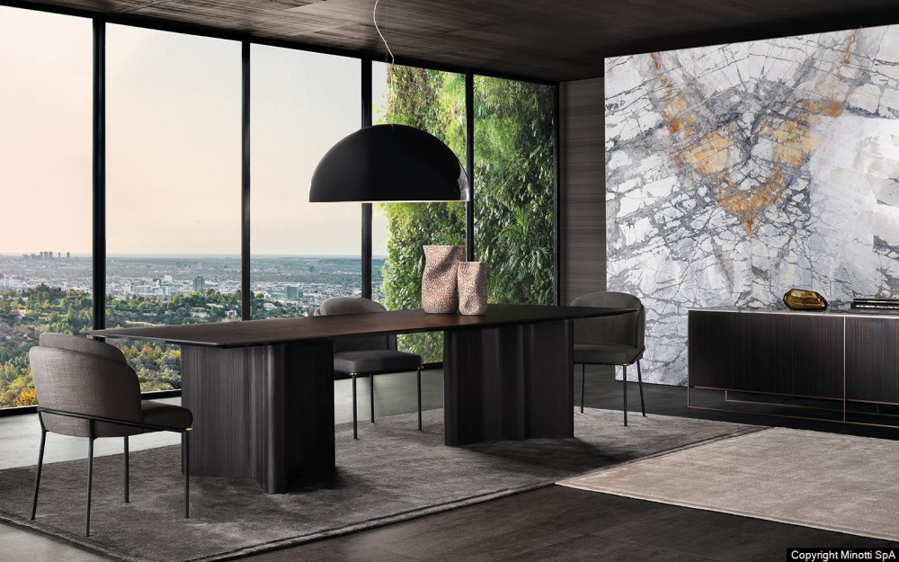 FIL NOIR DINING CHAIR by CHRISTOPHE DELCOURT