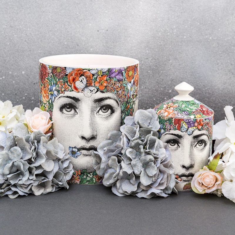 SCENTED CANDLES FIOR DI LINA. BLENDING NOTES OF LILY OF THE VALLEY, JASMINE, TUBEROSE & SANDALWOOD, IT IS A BEAUTIFULLY DECADENT SCENT WITH FRESH FLORAL NOTES