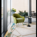 FRAGMENTS I RUG OF 93% WOOL AND 7% DULL SILK BY EDWARD FIELDS