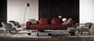 FREEMAN TAILOR seating system by RODOLFO DORDONI