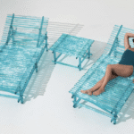 A'MARE sun loungers designed by  JACOPO FOGGINI.