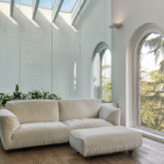 GRANDE SOFFICE designed by FRANCESCO BINFAR√â.The smart cushion is a brand - new concept of relax, it represents years of reflections, studies and technological research. The secret is inside, hidden to view but of immediate use. Joints in special materials allow you to shape it as you prefer: it can be pulled up or down, it can take the position that is most suitable to the purpose at that time, simply and effortlessly, thanks to a slight hand pressure. Whether as a backrest or as an armrest, through these hidden mechanisms that are true masterpieces of engineering, the smart cushion offers outstanding comfort and suits your idea of comfort. Tested simulating a continuous use of years , it is perfectly wear-proof: functionality and technology are combined to achieve the best comfort.