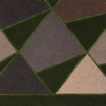 GRAND CENTRAL I RUG OF 53% WOOL, 41% BERBER WOOL AND 6% DULL SILK BY EDWARD FIELDS