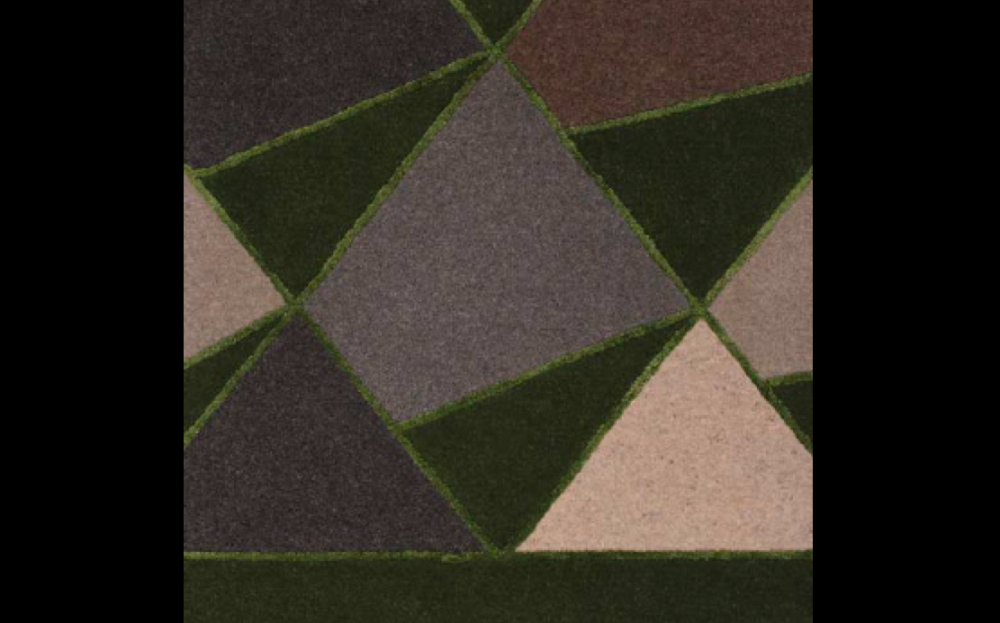 GRAND CENTRAL I RUG OF 53% WOOL, 41% BERBER WOOL AND 6% DULL SILK BY EDWARD FIELDS