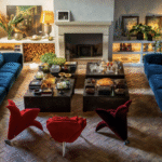 GRANDE SOFFICE designed by FRANCESCO BINFAR√â. ROSE armchair designed by MASANORI UMED. GETSUEN armchair designed by MASANORI UMEDA.