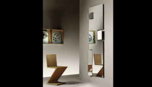 HIROSHI MIRROR IN CURVED GLASS BY MARTA LAUDANI E MARCO ROMANELLI