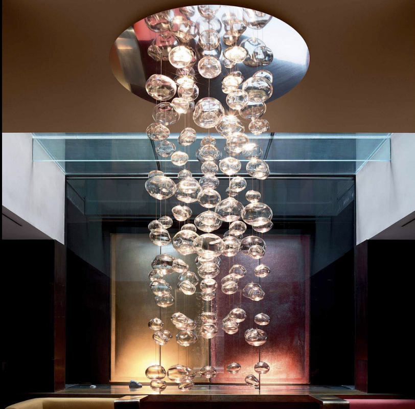 ETHER chandelier designed by PATRICK JOUIN.