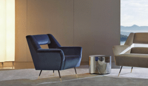 ILE armchair by GIGI RADICE. Minotti Historic Archive