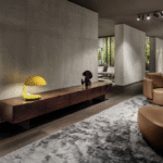 SUPERBLOCKS sideboard designed by MARCIO KOGAN/STUDIOMK27 DESIGN. The rationalism of lines typical of the Brazilian architect studio‚Äôs work gives life to SUPERBLOCKS, a new elegant series of floating sideboards designed to fit into different types of environments thanks to their refined accessories, both decorative and functional.