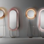 KATHLEEN MIRROR IN FUSED GLASS BY DAVIDE OPPIZZI