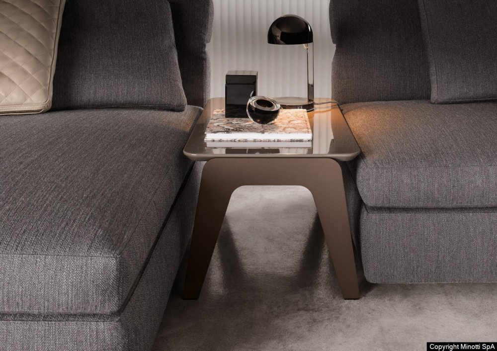 KIRK METAL COFFEE TABLE by RODOLFO DORDONI