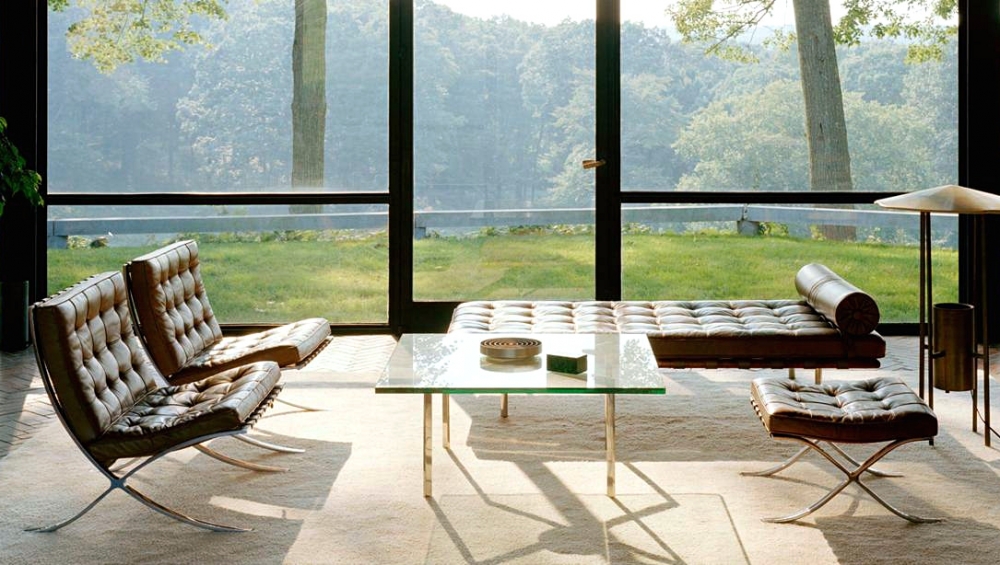 BARCELONA¬Æ TABLE BY LUDWIG MIES VAN DER ROHE CA. 1929