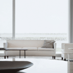 KREFELD SOFA AND OTTOMAN BY LUDWIG MIES VAN DER ROHE 1927