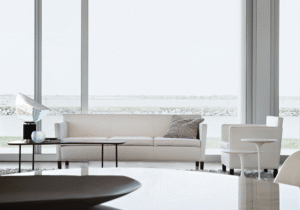 KREFELD SOFA AND OTTOMAN BY LUDWIG MIES VAN DER ROHE 1927