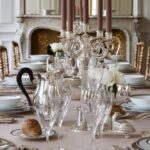 The festive table by Christofle.