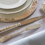 Silver plated flatware and tableware JARDIN D'EDEN - designer MARCEL WANDERS.