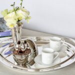 Vase LIBELLULE - museum reedition, MOOD coffee, espresso spoon silver plated.