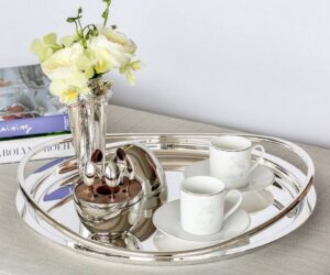 Vase LIBELLULE - museum reedition, MOOD coffee, espresso spoon silver plated.