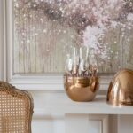 MOOD precious - 24 piece silver plated flatware set. Coffe spoons gilded with 18-carat pink gold.