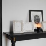 Silver plated picture frames and candle JARDIN D'EDEN - designer MARCEL WANDERS