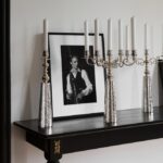 Silver plated candlestick, 3-light and 5-light candelabras JARDIN D'EDEN - designer MARCEL WANDERS