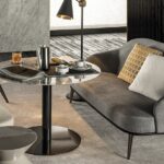 LESLIE SWIVEL and FIXED LOUNGE CHAIR by RODOLFO DORDONI