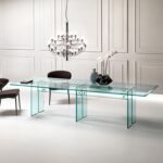 LLT TABLE IN GLASS BY DANTE O.BENINI E LUCA GONZO