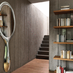 LOLLIPOP MIRROR IN FUSED GLASS BY MARCEL WANDERS