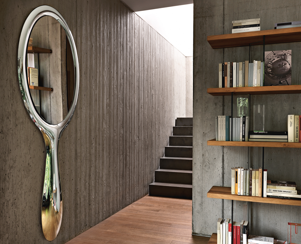 LOLLIPOP MIRROR IN FUSED GLASS BY MARCEL WANDERS